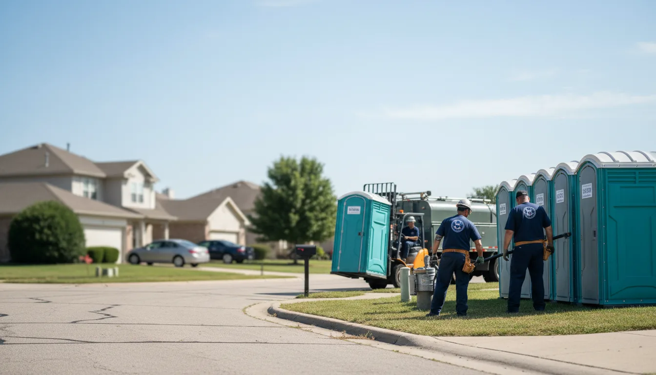 Porta Potty Rental in Blossom, TX near me